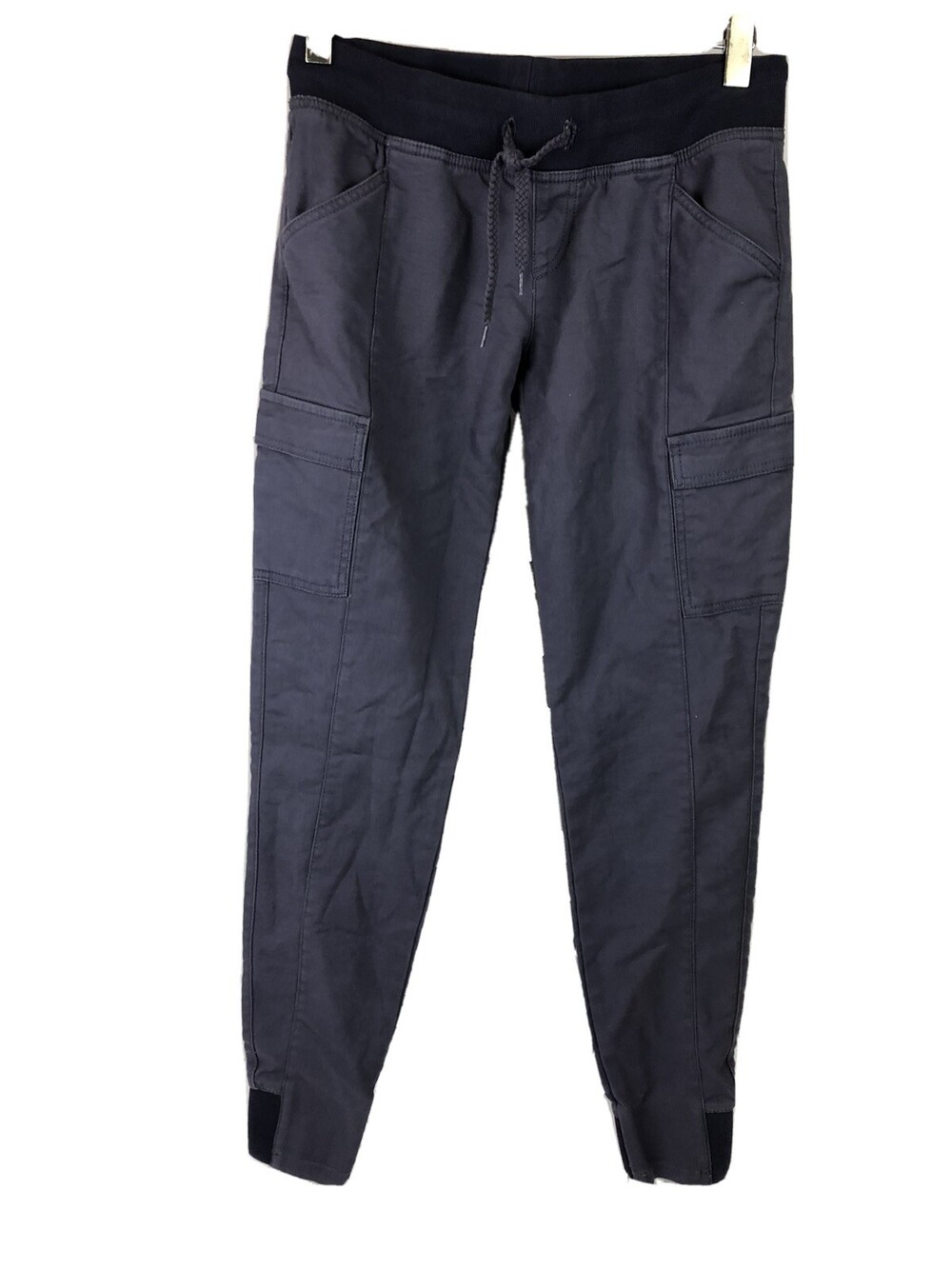 North Face Womens 4 Cotton Stretch Navy Blue Cargo Skinny Hiking Active Pants